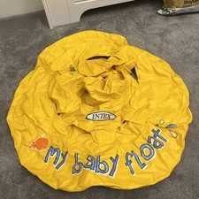 Yellow Intex My Baby Float, Sit In Ring Swim Inflatable Buoyancy Aid 6-12 Months