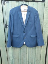 Primark 46R Blue Blazer Suit