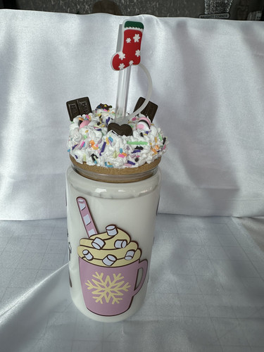 Milk marshmellow milkshake - milk,