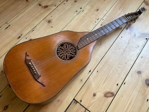Perl gold lute guitar 1950s - lute,