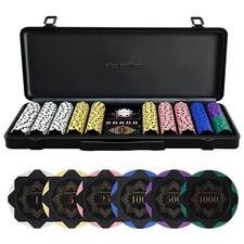 500 Pieces 13.5g Clay Poker
