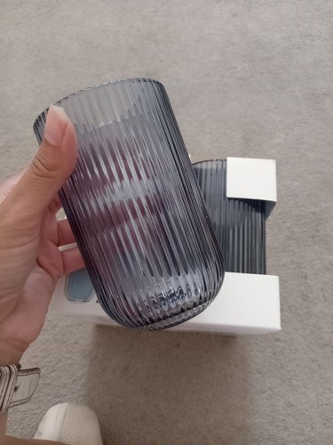 Glass tumblers blue - 3x,