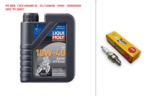 Pit bike oil service - service, ngk