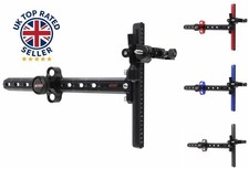 Shocq Archery ALIGN Aluminium Recurve Bow Sight Adjustable 9" Black Red Blue