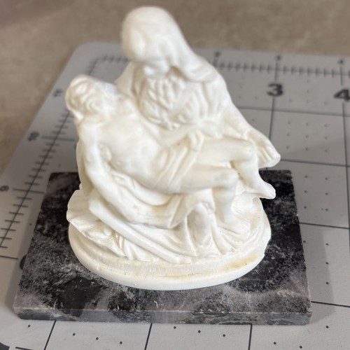 Marble base pieta statue - statue, mary
