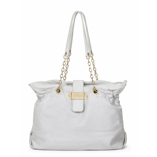 Furla pebbled leather - furla, chain