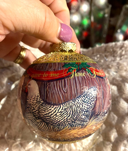 French hens vtg cellophane - hens,