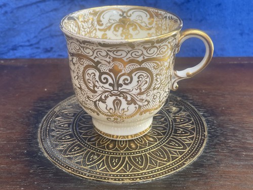 Antique coalport china gold - antique,