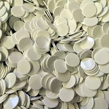 Plastic Counters - 22mm diameter x 100 (White)