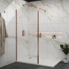 Brushed Bronze Walk In Wet