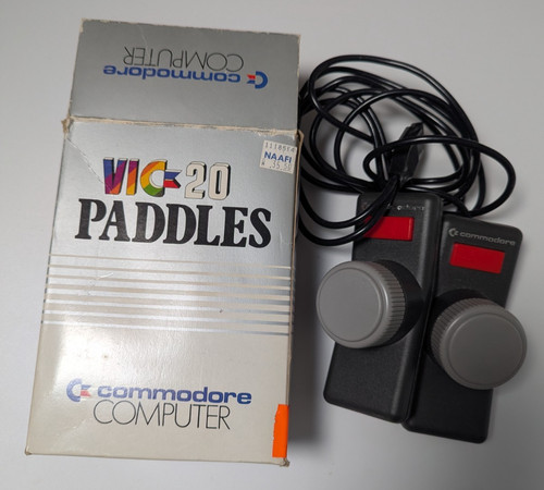 Commodore vic c64 paddles - commodore,