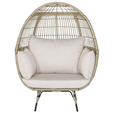 Large Wicker Egg Chair 4
