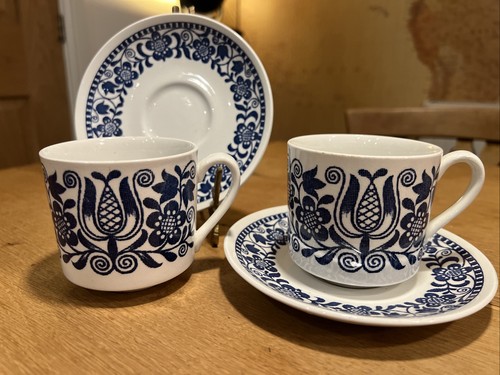 Blue and white - and, myott