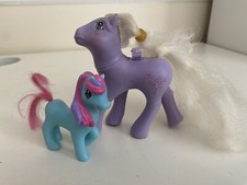 2 Vintage My Little Pony Figures G1 Flutter And Ivy 