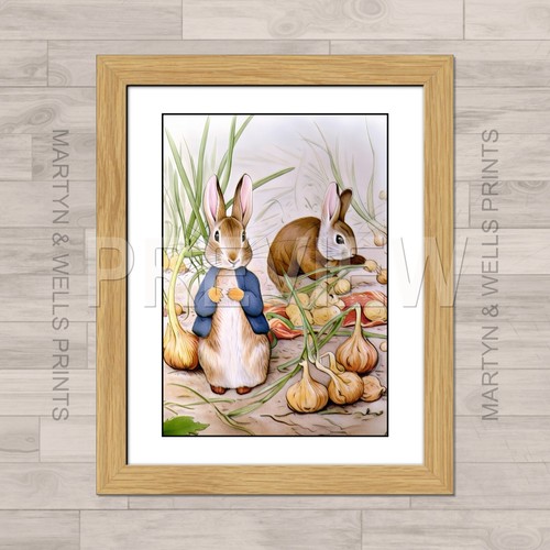 Beatrix potter print peter - print.,