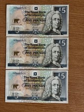 3 x Jack Nicklaus RBS £5
