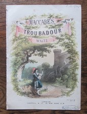 c1870 Troubadour Waltz