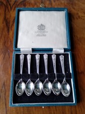 boxed Mappin & webb spoons vintage desert tea