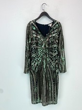 Monsoon Green Black Sequin