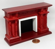 Dolls house mahogany - dolls,