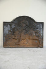 Traditional Style Black Cast Iron Fire Back 