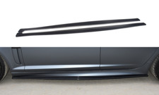 Side Skirts Diffusers Maxton Design Gloss Black ABS For Jaguar XF R