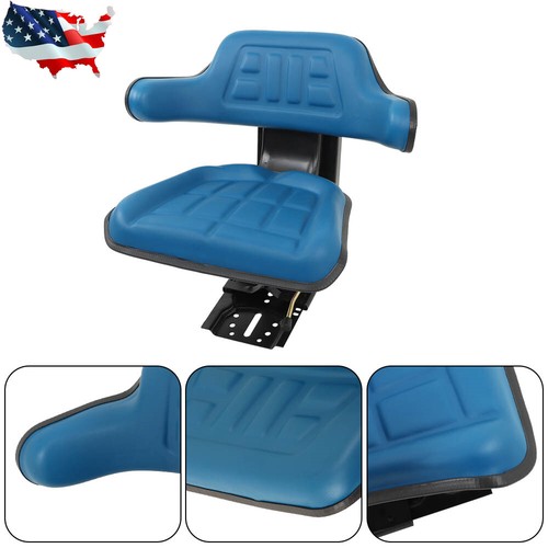 Tractor suspension seat blue - tractor,