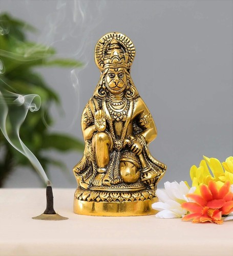 Hanuman statue sitting in - hanuman,