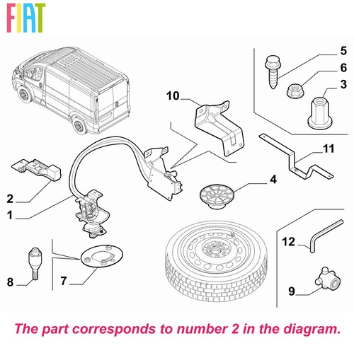 Genuine fiat spare wheel - fiat,