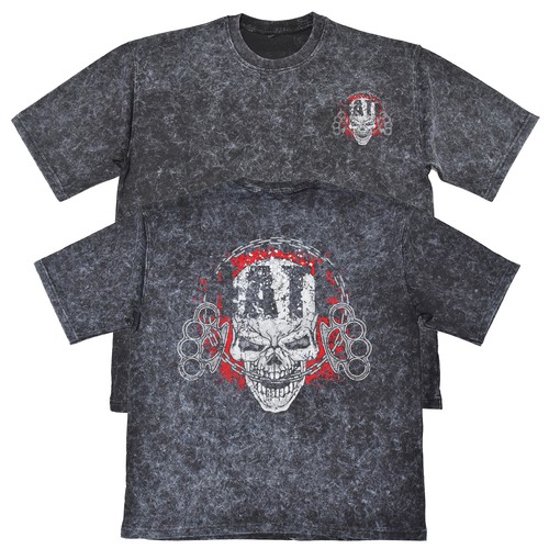 Hate skull brass - hate, mens