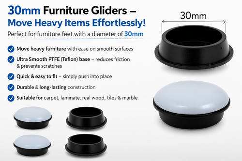 Recliner sofa ptfe gliders - recliner,