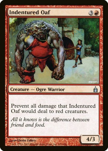 Indentured oaf - indentured,