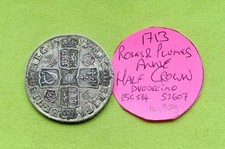 1713 Silver HALF CROWN Coin