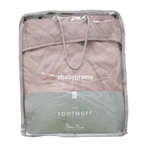 Silver cross pop footmuff - silver,
