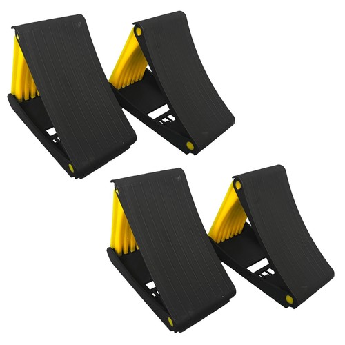 Folding wheel chocks - x,