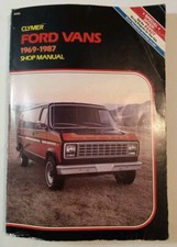 CLYMER FORD VANS SHOP MANUAL 1969-1987 A249