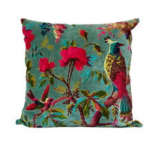 New Indian Bird Print  Green
