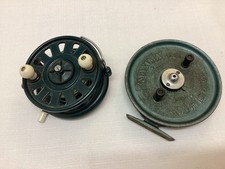 2 x Vintage Centrepin Fishing Reels
