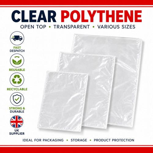 Clear polythene bags - polythene,