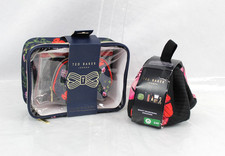 2 Ted Baker Make-Up Bag Sets Trio Wash Bag & Beauty Drawstring Organiser New