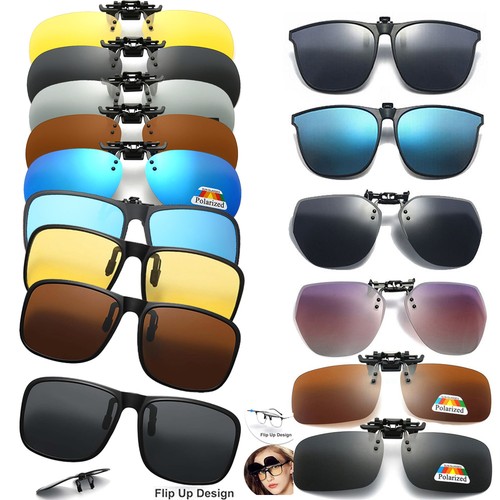Clip sunglasses polarised - on,