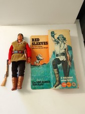 Vintage The Lone Ranger Rides Again Red Sleeves Figure Boxed By Marx 1975
