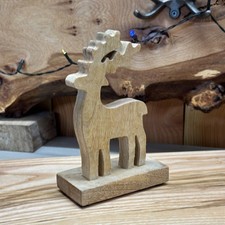 Rustic Wooden Reindeer