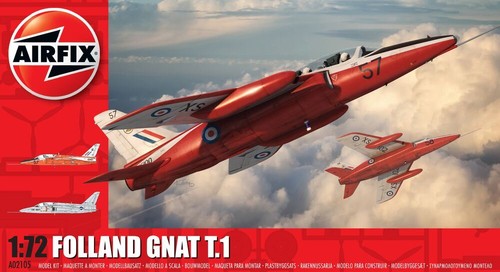 Airfix a02105 folland gnat - airfix, t.1