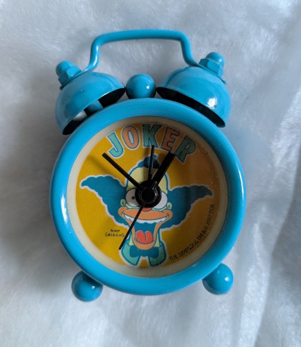Krusty the clown clock alarm - the,