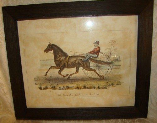 Antique trotting horse - antique, astell