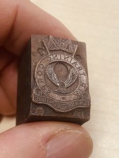 letterpress printing Block