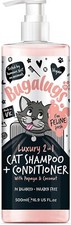 Bugalugs Luxury Cat Shampoo & Conditioner Papaya and Coconut 500ml with Pump
