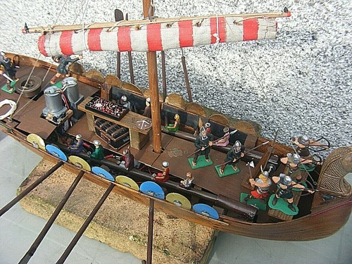Viking wooden model - viking,