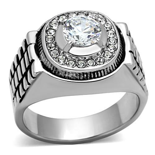Mens signet ring stainless